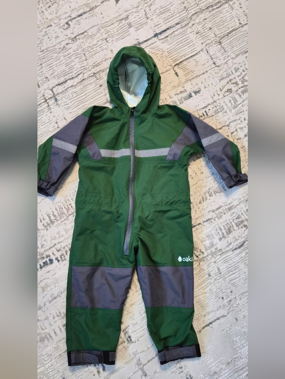 L.L. Bean Colorblock Puffer Jacket - Rainbow Stripes - Picture 2 of 3